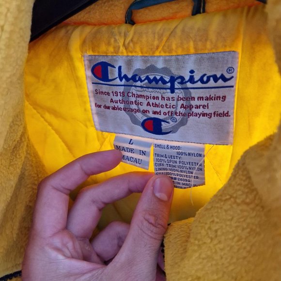 90's Champion NBA Green Bay Packers Fleece Lined Jacket Size Large - Picture 5 of 6